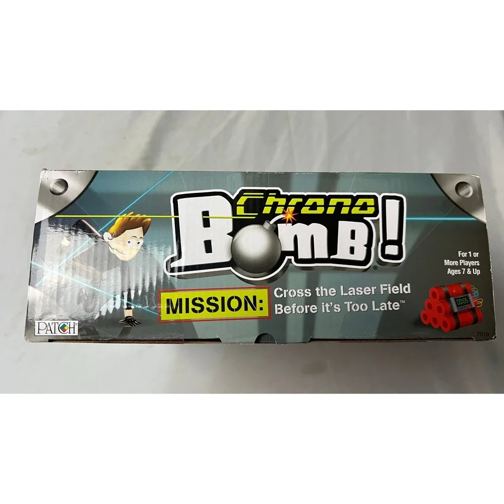 Patch Products Chrono Bomb Laser Field Mission Action Game Spy Theme ages 7+‎